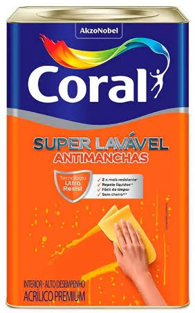 Lata de tinta Coral